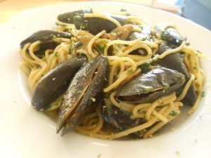 Mussels and Spaghetti