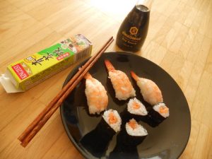 Shrimp & Salmon Sushi