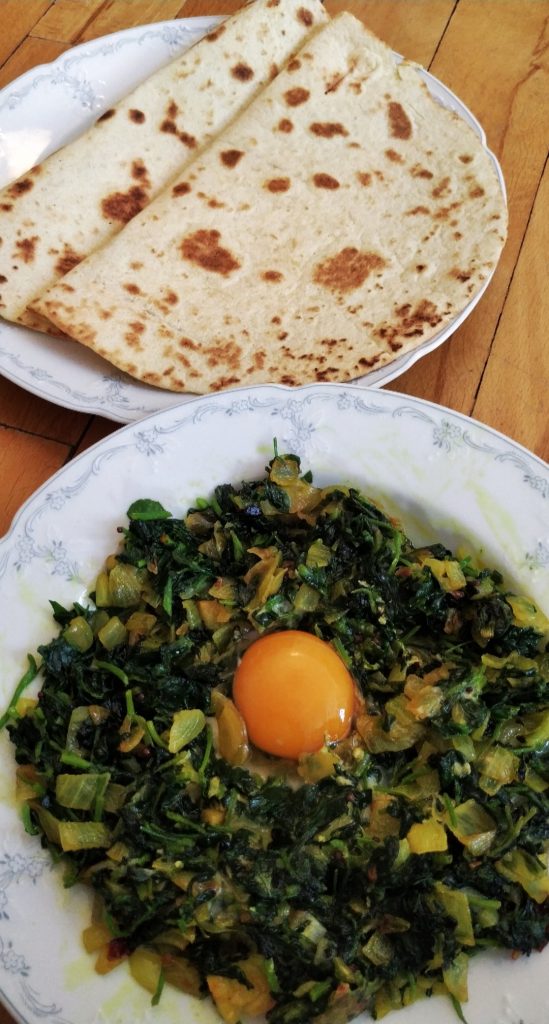 Methi omlet